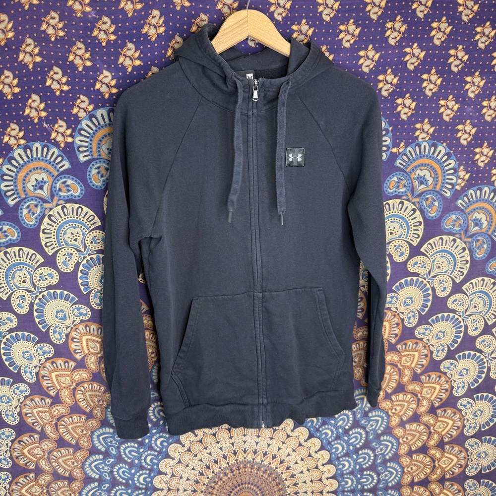 🦋5/20$🦋 under armour zip up black hoodie